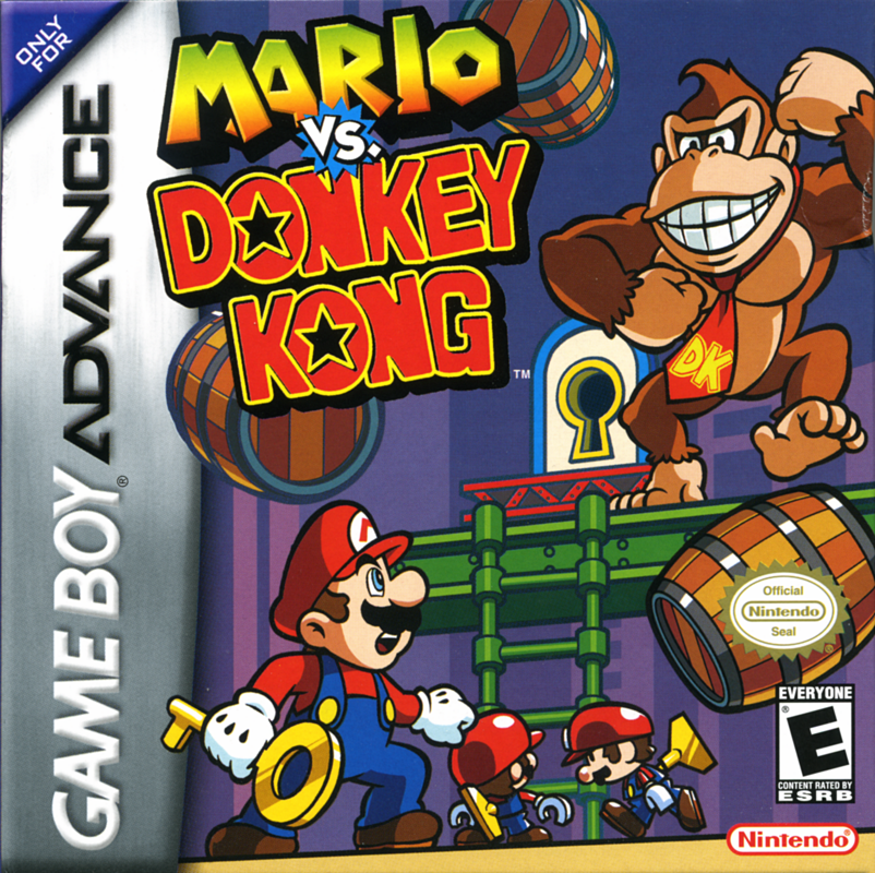Mario vs. Donkey Kong [Not for Resale] box art for GameBoy Advance